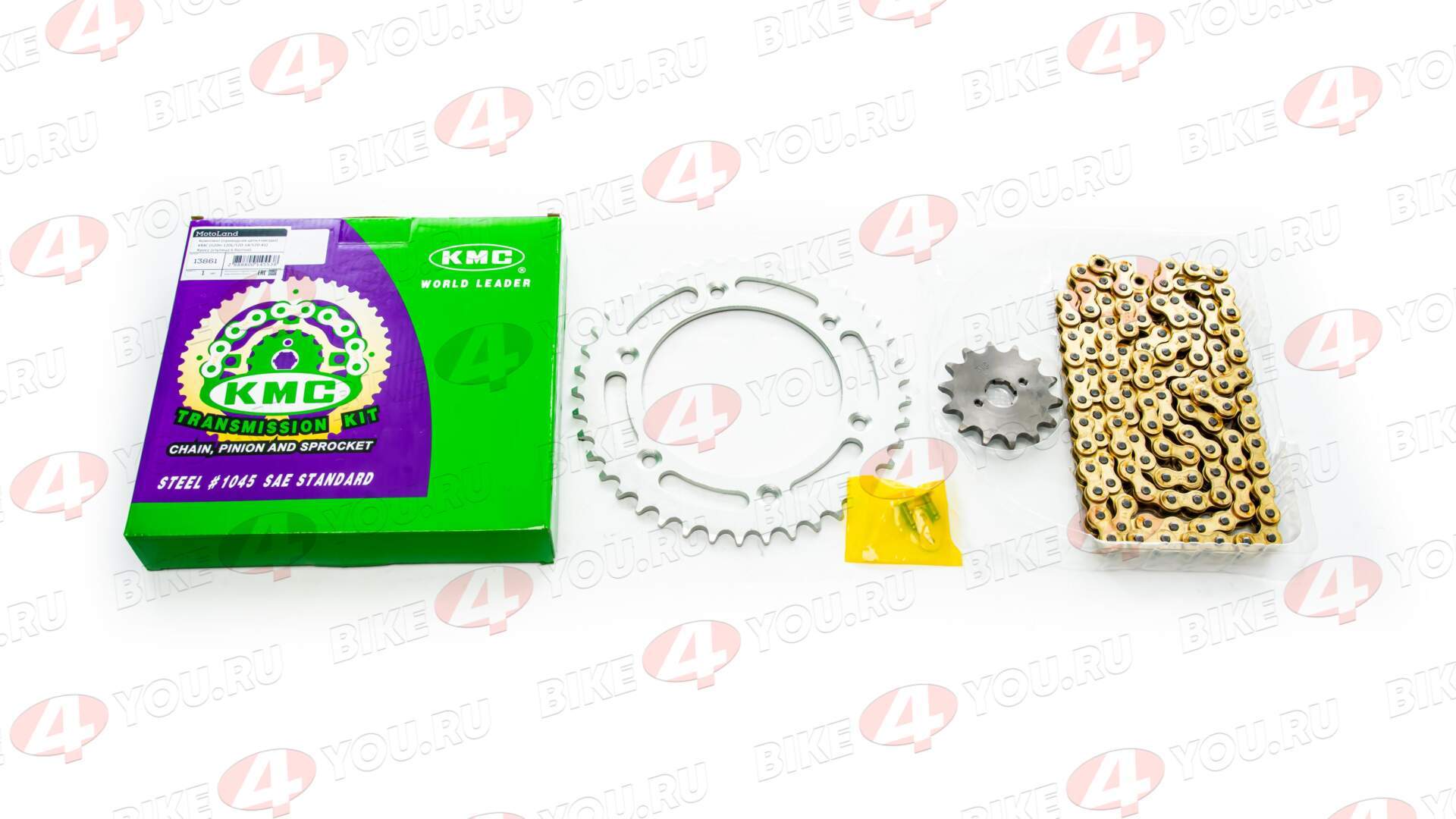 Приводная цепь+звезды (комплект) 520H-120L/520-14/520-41 KMC Кросс (ступица 6 болтов) Приводная цепь+звезды (комплект) 520H-120L/520-14/520-41 KMC Кросс (ступица 6 болтов)