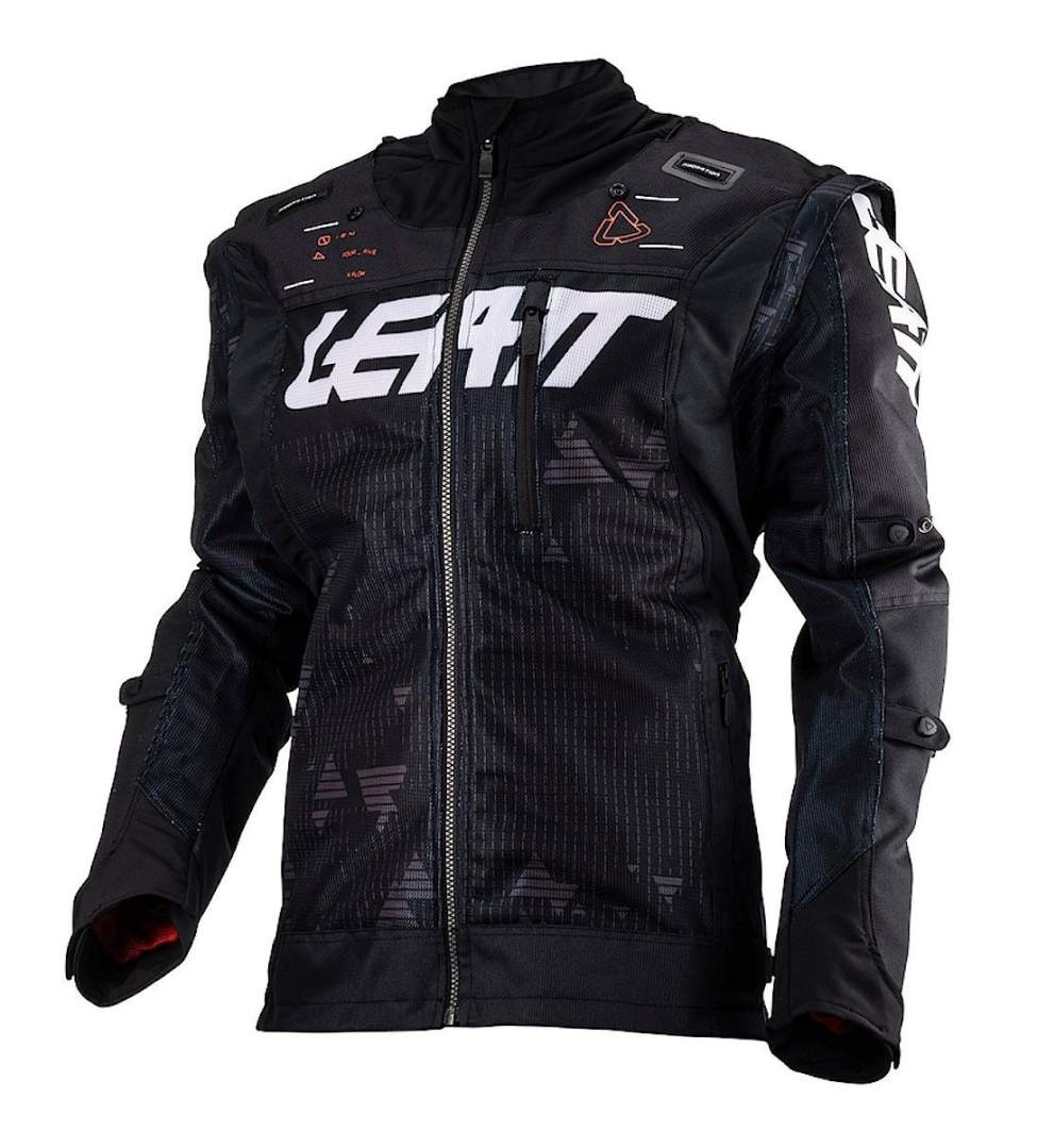 Куртка мото LEATT #10 black (текстиль) (L)