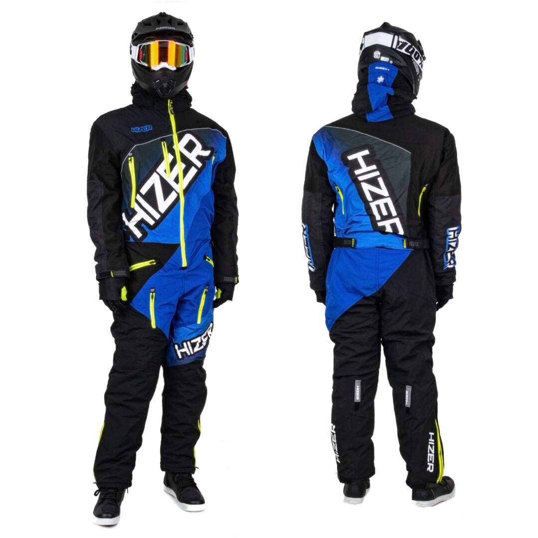 Комбинезон для снегохода HIZER №2 black-blue (текстиль) (XXXL) Комбинезон для снегохода HIZER №2 black-blue (текстиль) (XXXL)
