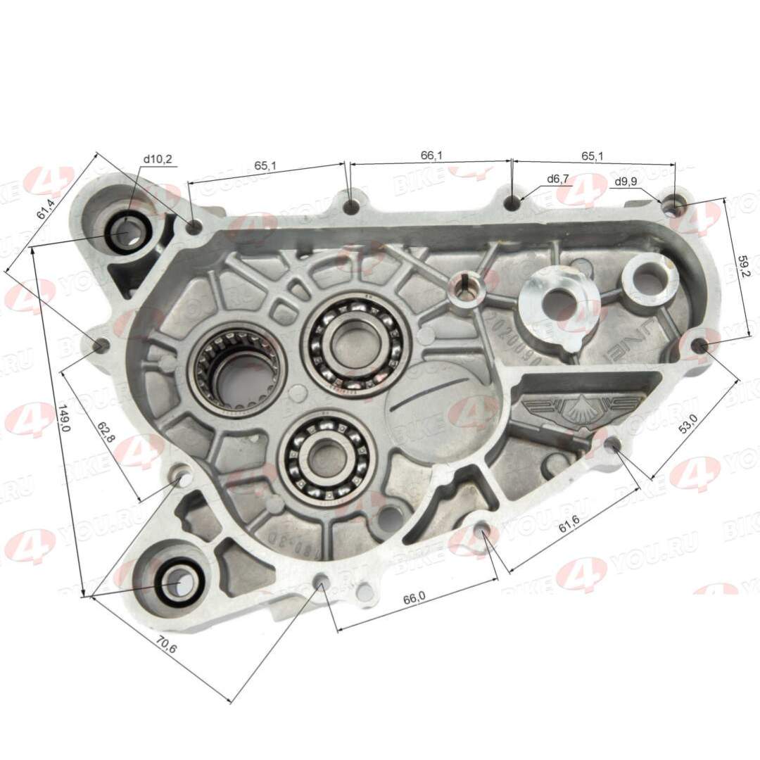 Крышка редуктора 163QMK с балансиром
