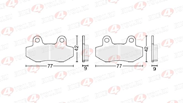 Колодки тормозные дисковые #1 X-TECH (semi-metallic) полуметаллические