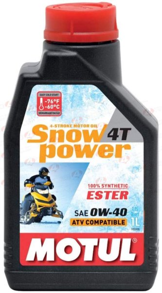 Масло моторное Motul Snowpower 4T 0W-40 1L