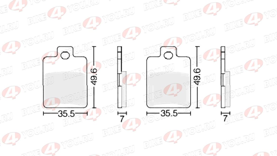 Колодки тормозные дисковые #12 X-TECH (semi-metallic) полуметаллические