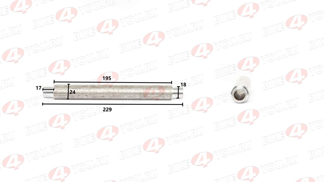 Втулка оси маятника 24х5х228 ATV ALL ROAD