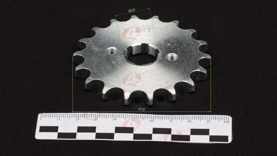 Звезда ведущая (428-18) 20мм сталь