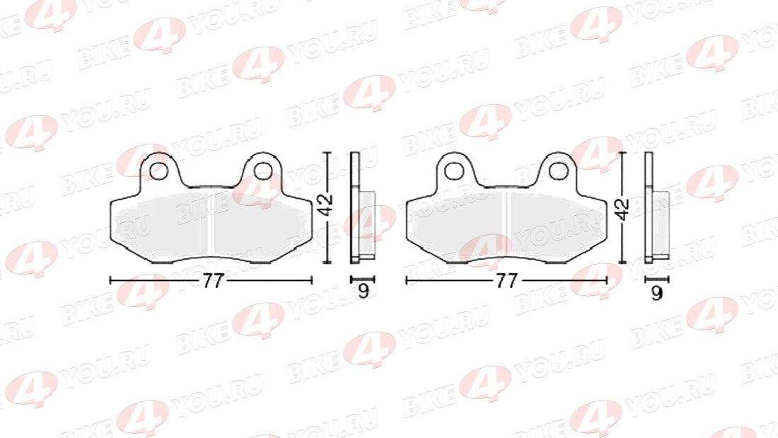 Колодки тормозные дисковые #1 X-TECH (semi-metallic) полуметаллические