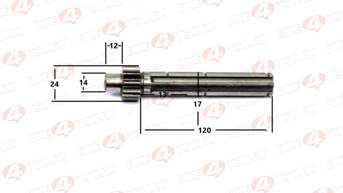 Вал первичный 139FMB,147FMH 50-70см3